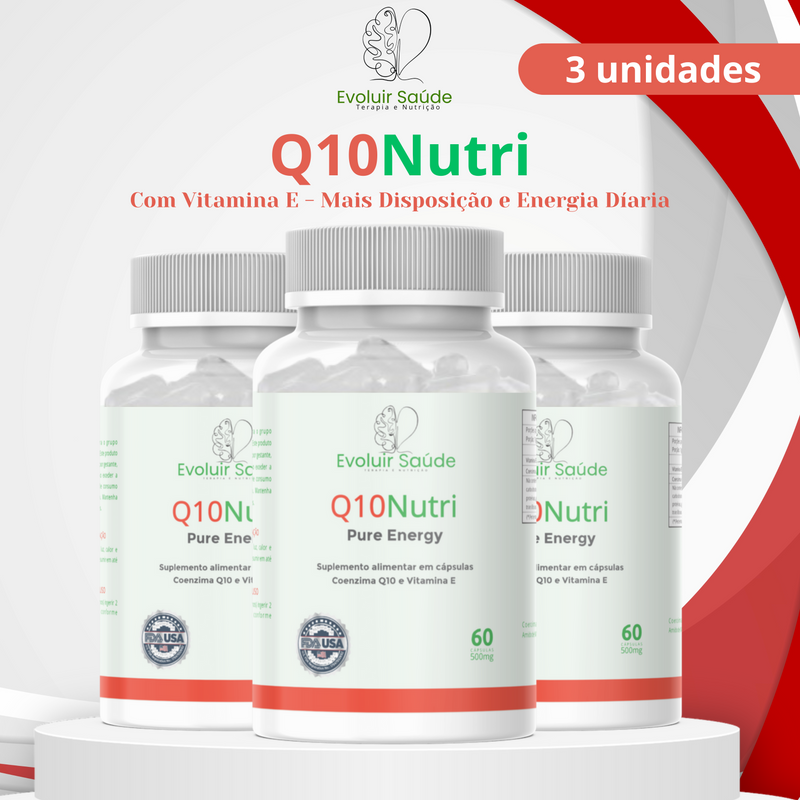 Q10Nutri Com Vitamina E - Mais Disposição e Energia Díaria