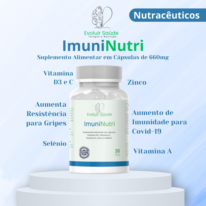 ImuniNutri - Suplemento Alimentar em Cápsulas de 660mg